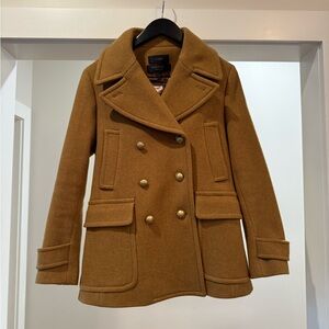 J. Crew Women's Camel Peacoat
